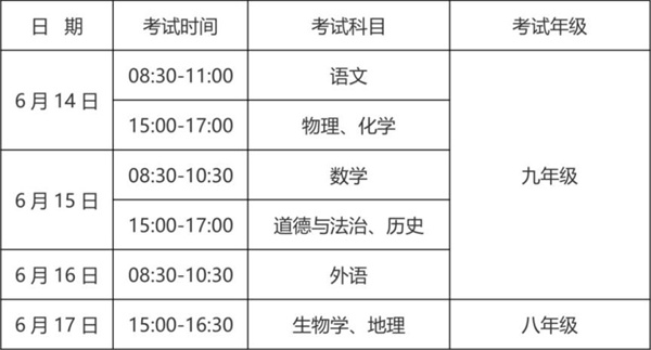 中考安徽时间2021具体时间_安徽中考时间_中考安徽时间一般在几月几号