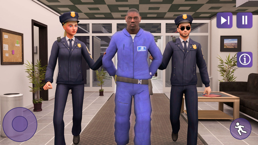 手机版模拟警察类手游游戏-虚拟警察：追捕罪犯、维护社会治安