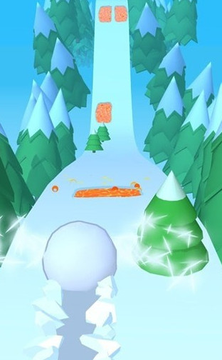 滚雪球运动游戏视频_滚雪球游戏怎么玩_一个滚雪球冲刺的手机游戏