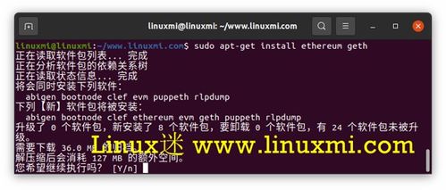 linux以太坊开发,Ubuntu Linux环境下以太坊挖矿与开发全攻略