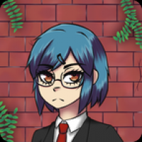 卡在墙里的少女 